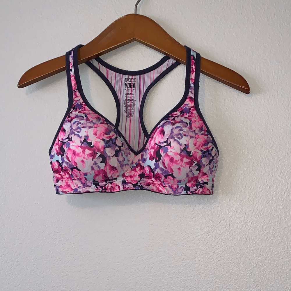 Pink Sports Bra